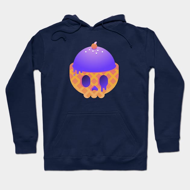 Ice Cream Skull Hoodie by noeyedeer